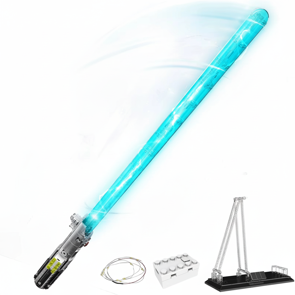라이트세이버 블록 키트 - LED 디스플레이 스탠드 포함