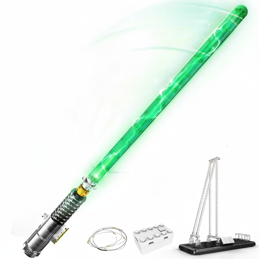 라이트세이버 블록 키트 - LED 디스플레이 스탠드 포함