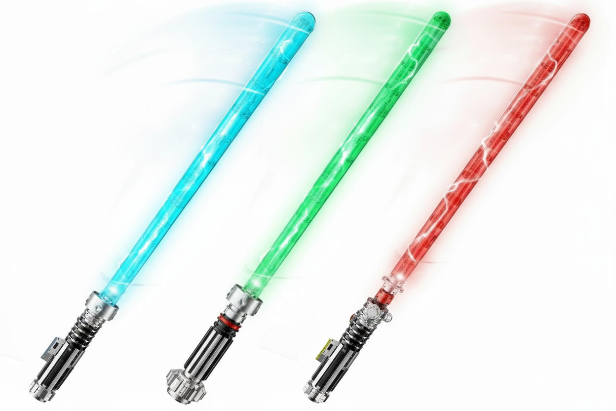 라이트세이버 블록 키트 - LED 디스플레이 스탠드 포함